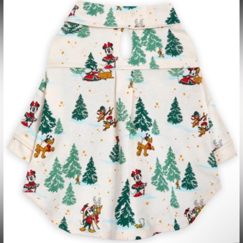 NEW Disney Holiday Mickey Mouse and Friends Pet Shirt - Size SMALL